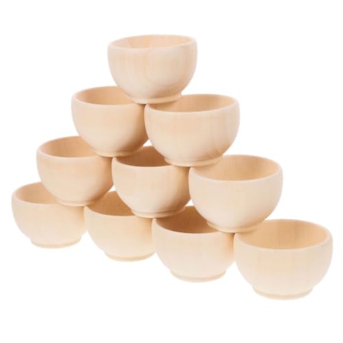 Veemoon 20 Stück Teiliges Kleine Holzschalen zum Bemalen Naturbelassene Glatte DIY Holzschalen für Kreative Dekoration Leichte und Langlebige Holzschüssel für Bastelprojekte und Veemoon 20 Stück Teiliges Kleine Holzschalen zum Bemalen Naturbelassene Glatte DIY Holzschalen für Kreative Dekoration Leichte und Langlebige Holzschüssel für Bastelprojekte und von Veemoon