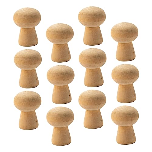 Veemoon 20 Stück Teiliges Kleine Naturbelassene Holzpilz Dekorationen zum Bemalen DIY Graffiti Pädagogisches für Kinderzimmer und Kreative Freizeitgestaltung Veemoon 20 Stück Teiliges Kleine Naturbelassene Holzpilz Dekorationen zum Bemalen DIY Graffiti Pädagogisches für Kinderzimmer und Kreative Freizeitgestaltung von Veemoon