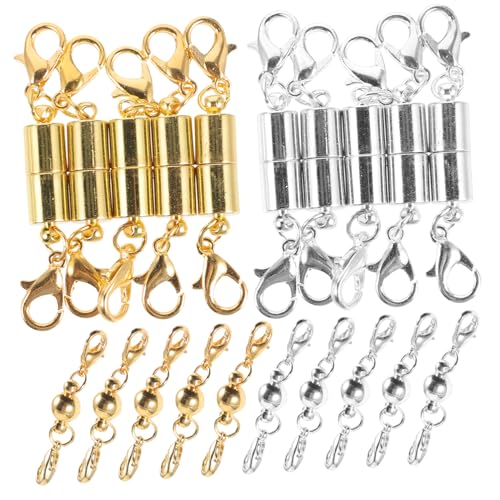 Veemoon 20 Stück Teiliges Magnetische Schmuckverschlüsse für und Armbänder DIY Zubehör für Schmuckherstellung Installieren Verbinden für Kreative Projekte von Veemoon