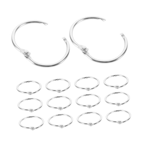 Veemoon 20 Stück Teiliges Metall Binder Ringe mit Karabinerverschluss Langlebige Buchringe für Loseblatt Ordner Vielseitig Einsetzbar zum Organisieren von Karteikarten Notizen und Veemoon 20 Stück Teiliges Metall Binder Ringe mit Karabinerverschluss Langlebige Buchringe für Loseblatt Ordner Vielseitig Einsetzbar zum Organisieren von Karteikarten Notizen und von Veemoon