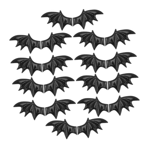 Veemoon 20 Stück Teiliges Mini Fledermausflügel Schwarze Bat Wings DIY Bastelzubehör Vielseitig für Haarclips Stirnbänder Kleidung Schuhe für Halloween Cosplay und Kostümzubehör Veemoon 20 Stück Teiliges Mini Fledermausflügel Schwarze Bat Wings DIY Bastelzubehör Vielseitig für Haarclips Stirnbänder Kleidung Schuhe für Halloween Cosplay und Kostümzubehör von Veemoon