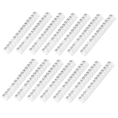 Veemoon 20 Stück Teiliges Schmuck-preisschild Klaren Zahlenblöcken Verstellbare Einzelpreis-anzeige für Schmuck und Uhren Kompakte Transparente Preisschilder für Ladentheke und Veemoon 20 Stück Teiliges Schmuck-preisschild Klaren Zahlenblöcken Verstellbare Einzelpreis-anzeige für Schmuck und Uhren Kompakte Transparente Preisschilder für Ladentheke und von Veemoon