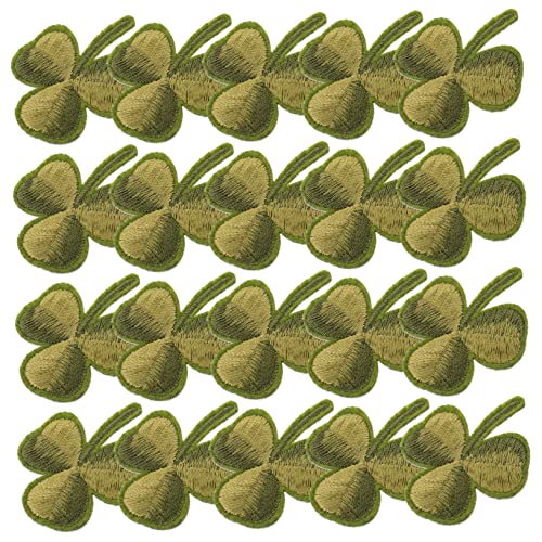 Veemoon 20 Stück Teiliges Shamrock Aufnäher zum Aufbügeln Bestickte Kleeblatt Applikationen für Kleidung Pullover Kissen Langlebige Praktische Dekoration für DIY Reparaturen und Veemoon 20 Stück Teiliges Shamrock Aufnäher zum Aufbügeln Bestickte Kleeblatt Applikationen für Kleidung Pullover Kissen Langlebige Praktische Dekoration für DIY Reparaturen und von Veemoon