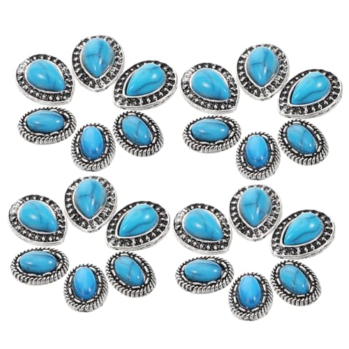 Veemoon 20 Stück Vintage Nail Charms Retro Nail Art Dekorationen für Maniküre DIY Nagel Charms Nagelaccessoires für Stilvolle Nägel von Veemoon