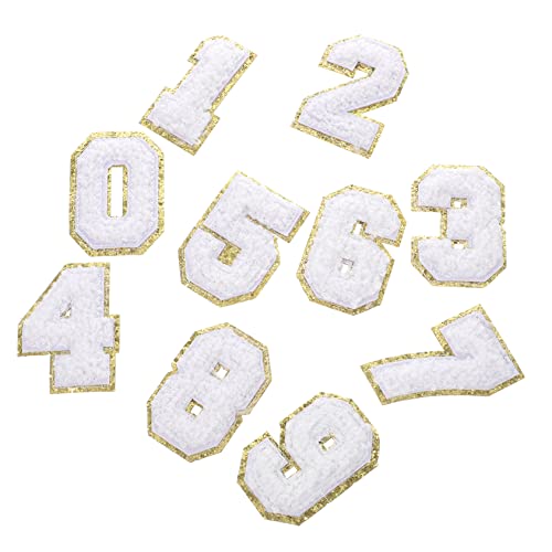 Veemoon 20 Stück digitaler Patch Flicken nähen klein Jeans-Patches Flicken für Bekleidung Patch selbstklebender Stoff bestickt Polyester-Kleidungsapplikationen gestickte Aufnäher Weiß Veemoon 20 Stück digitaler Patch Flicken nähen klein Jeans-Patches Flicken für Bekleidung Patch selbstklebender Stoff bestickt Polyester-Kleidungsapplikationen gestickte Aufnäher Weiß von Veemoon