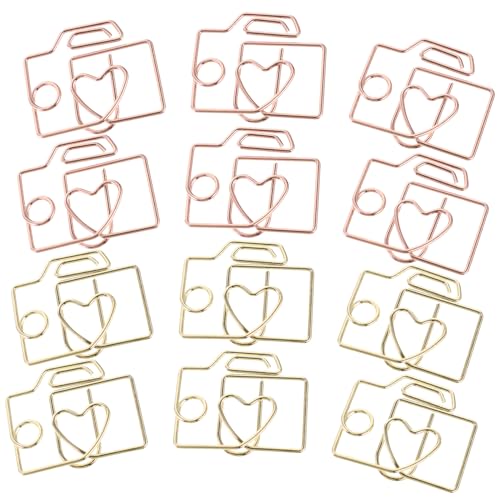 Veemoon 20 Stück kreative Büroklammer kleine Büroclips Brads für Papierhandwerk Papierklammern verschiedene Büroklammern Mini karten clip papierklemmen Clips (klein Dokument-Bastelklammern Veemoon 20 Stück kreative Büroklammer kleine Büroclips Brads für Papierhandwerk Papierklammern verschiedene Büroklammern Mini karten clip papierklemmen Clips (klein Dokument-Bastelklammern von Veemoon