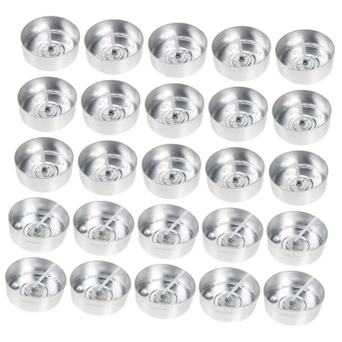 Veemoon 200 Sätze Teiliges Runde Aluminium Teelichtbecher Set mit Docht Wiederverwendbare Kerzengießform Kompakt und Leicht für DIY Duftkerzen Aromatherapie und Festivaldekoration Stunden Veemoon 200 Sätze Teiliges Runde Aluminium Teelichtbecher Set mit Docht Wiederverwendbare Kerzengießform Kompakt und Leicht für DIY Duftkerzen Aromatherapie und Festivaldekoration Stunden von Veemoon
