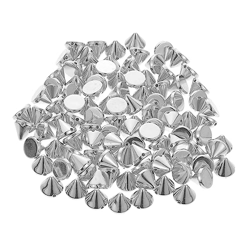 Veemoon 200 Stück Cone Spikes Nieten mit Geradem Loch Leichte DIY Schmuck und Bekleidungszubehör Punkiger Stil für Armbänder und Dekorationen Veemoon 200 Stück Cone Spikes Nieten mit Geradem Loch Leichte DIY Schmuck und Bekleidungszubehör Punkiger Stil für Armbänder und Dekorationen von Veemoon