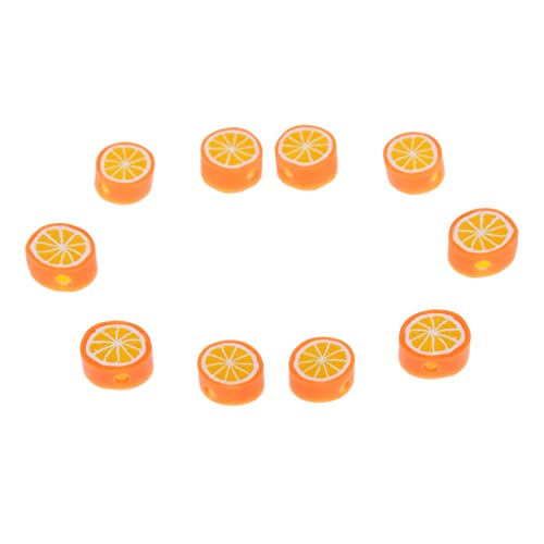 Veemoon 200 Stück Fruchtperlen Aus Polymer Ton Tonperlen Set Schmuck Halskette Tonperlen Ton Obstperlen Ton Orangenfruchtperlen Erdbeer Halskette Perlen Für Armbänder Perlen Zur von Veemoon