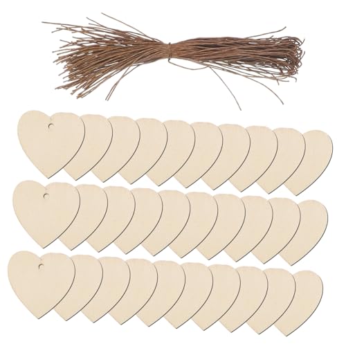 Veemoon 200 Stück Holzherzen Unbehandelte Holzherzen für DIY Bastelprojekte für Valentinstag Hochzeit und Geschenkanhänger als Streudeko Beschriften Veemoon 200 Stück Holzherzen Unbehandelte Holzherzen für DIY Bastelprojekte für Valentinstag Hochzeit und Geschenkanhänger als Streudeko Beschriften von Veemoon