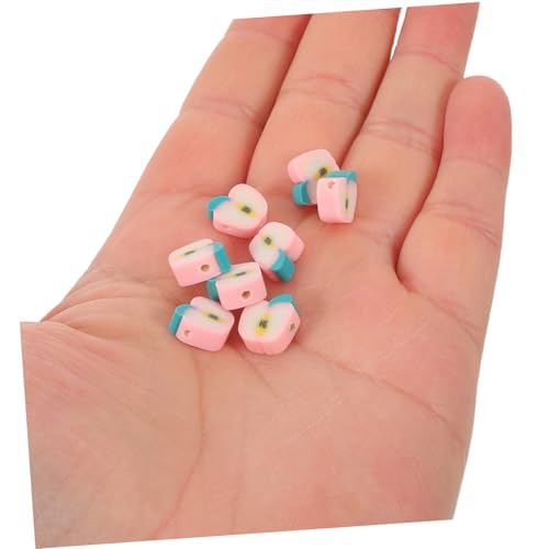 Veemoon 200 Stück Polymer Clay Apfel Perlen Rote Apfel-spacer mit Geradem Loch Bunte Obst-motiv Perlen für DIY Armbänder Halsketten Halloween und Schulanfang Bastelzubehör Veemoon 200 Stück Polymer Clay Apfel Perlen Rote Apfel-spacer mit Geradem Loch Bunte Obst-motiv Perlen für DIY Armbänder Halsketten Halloween und Schulanfang Bastelzubehör von Veemoon