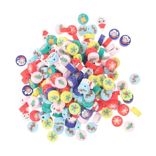Veemoon 200 Stück Polymer Clay Perlen DIY Schmuckzubehör für Armbänder und Ohrringe für Kreative Bastelprojekte und Designs von Veemoon