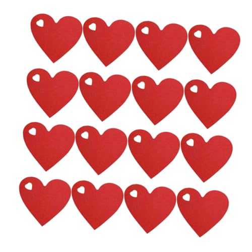 Veemoon 200 Stück Rote Herz Geschenkanhänger Herzform Papieretiketten für Valentinstag Romantische Diy Etiketten für Hochzeiten und Feiern von Veemoon