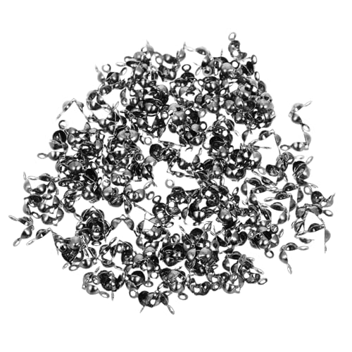 Veemoon 200 Stück Schwarze Crimpperlen Doppelseitige Klemmschalen für Schmuckherstellung Diy Perlenkappen Endkappen für Armbänder Vielseitige Schmuckzubehör für Kreative Designs Veemoon 200 Stück Schwarze Crimpperlen Doppelseitige Klemmschalen für Schmuckherstellung Diy Perlenkappen Endkappen für Armbänder Vielseitige Schmuckzubehör für Kreative Designs von Veemoon