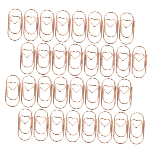 Veemoon 200 Stück Teiliges Mini Herzförmige Büroklammern aus Metall Robuste und Dekorative Kleine Paperclips für Büro Schule Dokumente und Bastelprojekte Roségold Veemoon 200 Stück Teiliges Mini Herzförmige Büroklammern aus Metall Robuste und Dekorative Kleine Paperclips für Büro Schule Dokumente und Bastelprojekte Roségold von Veemoon