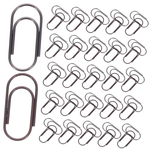 Veemoon 200 Stück Vintage Mini Metall Büroklammern Kleine Retro Paperclips in Rotkupfer und Schwarznickel Langlebig Elastisch Praktisch für Büro Dokumentenorganisation und Bastelprojekte Veemoon 200 Stück Vintage Mini Metall Büroklammern Kleine Retro Paperclips in Rotkupfer und Schwarznickel Langlebig Elastisch Praktisch für Büro Dokumentenorganisation und Bastelprojekte von Veemoon