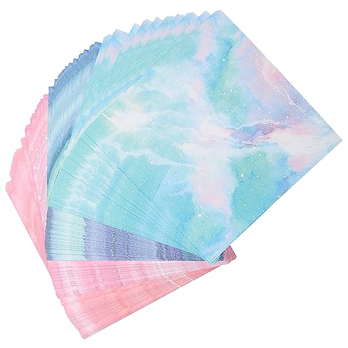 Veemoon 200Blätter Origami Papier Quadratische Bunte DIY Faltblätter Hochwertigem Papier für Doppelseitiges Bastelpapier Kreativität und Eltern Interaktion von Veemoon