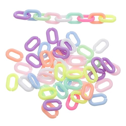 Veemoon 200Stücke Acrylkette C Clips Verbindungsringe Für DIY Handwerk Kunststoffketten Für Masken Handytaschen Und Schmuckherstellung Vielseitige Kawaii Zubehörteile Veemoon 200Stücke Acrylkette C Clips Verbindungsringe Für DIY Handwerk Kunststoffketten Für Masken Handytaschen Und Schmuckherstellung Vielseitige Kawaii Zubehörteile von Veemoon