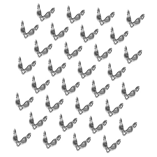 Veemoon 200 Stück Selbstgemacht Schmuck Verschlüsse für Armbänder und Metallschlösser Langlebig Multifunktional für Bastelprojekte und Schmuckherstellung von Veemoon