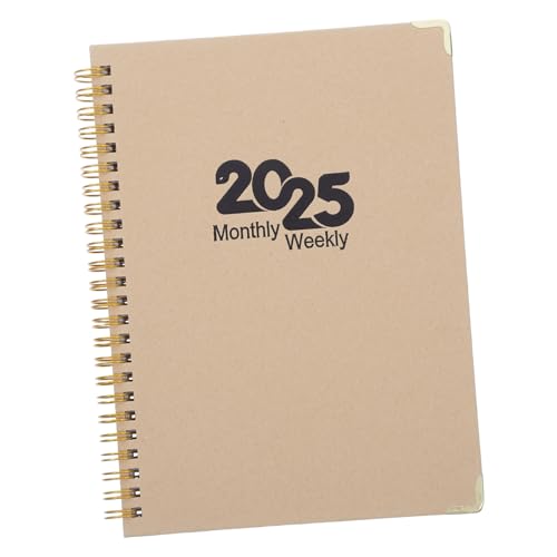 Veemoon 2025 Wochenplaner Notizbücher Tagesplaner Notizbuch Kraftpapier Hardcover Kraft Geschenkpapier Blanko Tagebuch Schulplaner Arbeitsplaner Doppelt Versetztes Papier Veemoon 2025 Wochenplaner Notizbücher Tagesplaner Notizbuch Kraftpapier Hardcover Kraft Geschenkpapier Blanko Tagebuch Schulplaner Arbeitsplaner Doppelt Versetztes Papier von Veemoon
