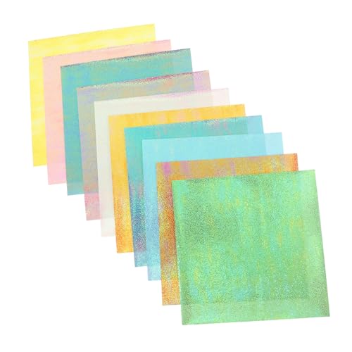 Veemoon 20Blätter Schimmerndes Origami Papier Farben Glänzendes Bastelpapier Für DIY Projekte Zum Falten Von Kranichen Und Scrapbooking von Veemoon