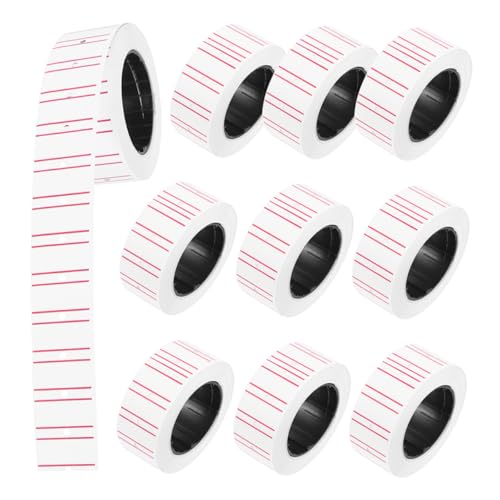 Veemoon 20Rollen Selbstklebende Preisschildaufkleber Papier Etiketten für Marktpreise Flexible Tear Off Preisschildetiketten für Einzelhandel Veemoon 20Rollen Selbstklebende Preisschildaufkleber Papier Etiketten für Marktpreise Flexible Tear Off Preisschildetiketten für Einzelhandel von Veemoon