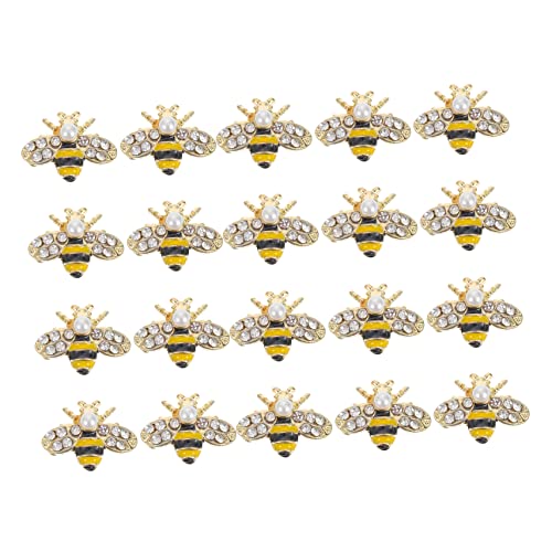 Veemoon 20Stücke Biene Nagel Charms aus Legierung für Kreative Nagelkunst Maniküre Dekorationen für Zuhause oder Professionelle Studios Langlebig und Sicher Anwendung Veemoon 20Stücke Biene Nagel Charms aus Legierung für Kreative Nagelkunst Maniküre Dekorationen für Zuhause oder Professionelle Studios Langlebig und Sicher Anwendung von Veemoon