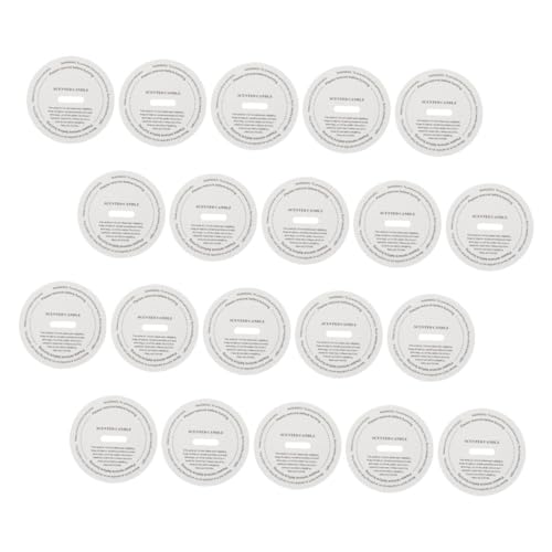 Veemoon 20Stücke DIY Kerzenaufkleber für Aromatherapie Duftbecheretiketten zur Verbesserung Schutz Ihrer Hochwertiges Papiermaterial für Langlebige Nutzung Veemoon 20Stücke DIY Kerzenaufkleber für Aromatherapie Duftbecheretiketten zur Verbesserung Schutz Ihrer Hochwertiges Papiermaterial für Langlebige Nutzung von Veemoon