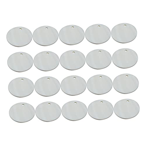 Veemoon 20Stücke DIY Ohrring Zubehör Runde Perforierte Muschelstücke Natürlicher Süßwasserperle Für Schmuckherstellung Für Homepartys Und Designs Veemoon 20Stücke DIY Ohrring Zubehör Runde Perforierte Muschelstücke Natürlicher Süßwasserperle Für Schmuckherstellung Für Homepartys Und Designs von Veemoon