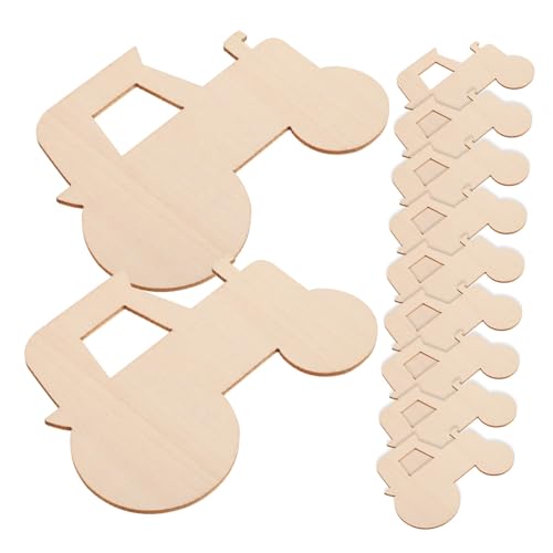 Veemoon 20Stücke Holz Ausschnitte Unlackiertem Holz DIY Holzscheiben Anhänger zum Bemalen für Graffiti Holzspäne für Handgemachte Dekorationen von Veemoon