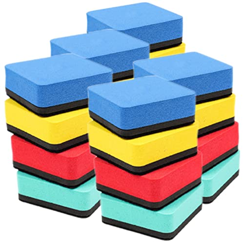 Veemoon 20Stücke Magnetische Tafelgummis Abwischbare Whiteboard Radierer für Schule Büro und Zuhause Hochdichter Filz für Mehrfaches Wischen ohne Verformung von Veemoon