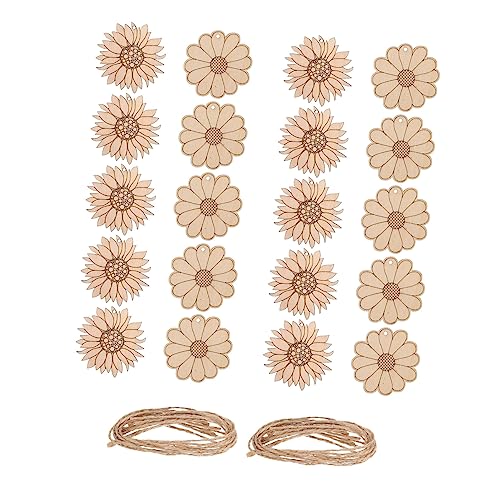 Veemoon 20Stücke Sonnenblumen Holzscheiben DIY Unvollendete Holzstücke für Bastelarbeiten Natürliche Dekoration Handwerksprojekte für Teenies und Bastelenthusiasten Veemoon 20Stücke Sonnenblumen Holzscheiben DIY Unvollendete Holzstücke für Bastelarbeiten Natürliche Dekoration Handwerksprojekte für Teenies und Bastelenthusiasten von Veemoon