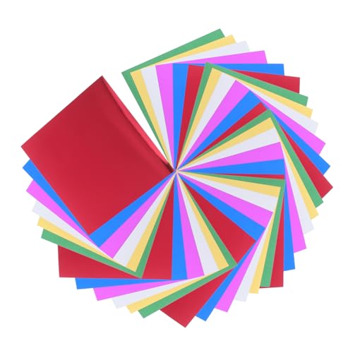 Veemoon 224 Blatt Metallic-folienkarton Bunt Spiegelglänzendes Origami-papier für Vielseitiges Bastelpapier für Scrapbooking Kartenherstellung Diy-kunstprojekte von Veemoon