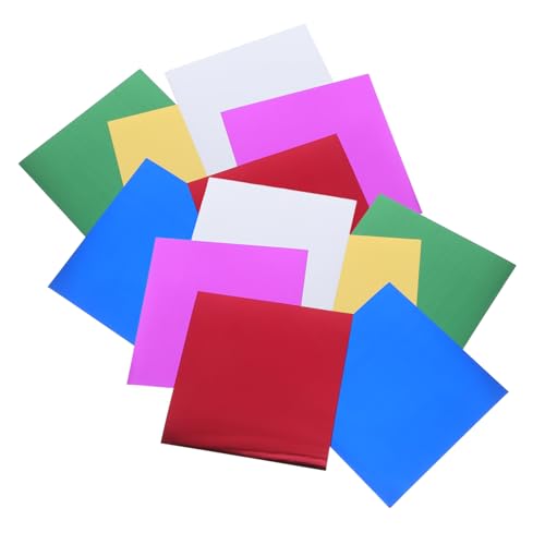 Veemoon 224 Blatt Metallic-folienpapier Reißfestes Spiegelndes Origami-kartonpapier in Pastellfarben Leicht für Scrapbooking Diy-karten Einladungen und Kreative Bastelprojekte von Veemoon