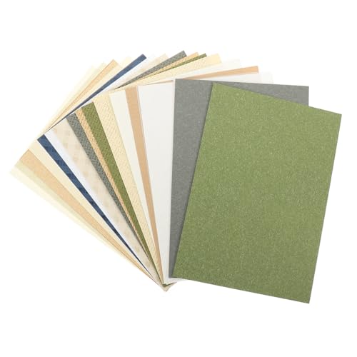 Veemoon 23Blätter Dekoratives Handwerksmaterialpapier für Scrapbooking und Journaling Strukturierte Papiere Verschiedenen Designs für DIY Projekte und Bastelarbeiten von Veemoon