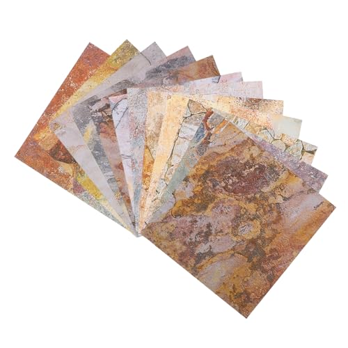 Veemoon 24 Blatt DIY Hintergrundpapier Einseitig Bedrucktes Hand Account Papier mit Natürlicher Steinstruktur Quadratisches Faltpapier für Origami Grußkarten Geschenkverpackung und Veemoon 24 Blatt DIY Hintergrundpapier Einseitig Bedrucktes Hand Account Papier mit Natürlicher Steinstruktur Quadratisches Faltpapier für Origami Grußkarten Geschenkverpackung und von Veemoon