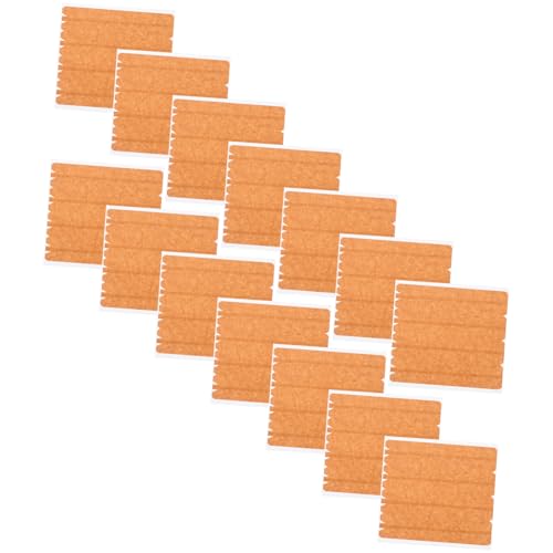 Veemoon 24 Blatt Kartonverschlussband Verschlussband für Kartons Hochleistungs-Klebebandverpackung Paketklebeband Schifffahrtsbedarf beschreibbares braunes Packband Pappband Kraftpapier von Veemoon