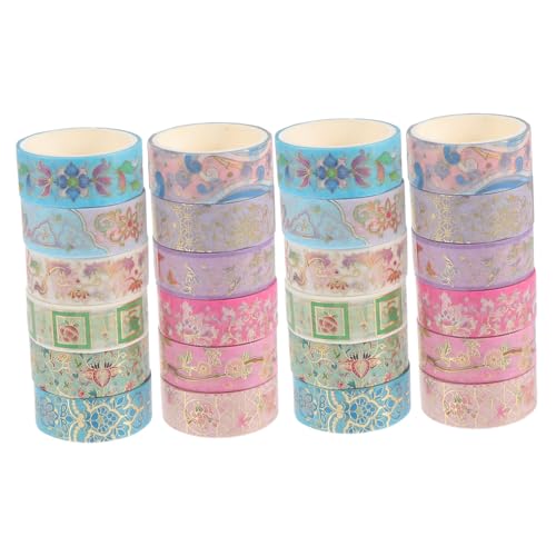 Veemoon Rollen Washi Tape Design mit Goldfolie Dekorative Klebebänder für Scrapbooking Diy Kunsthandwerk Journals und Planer für Projekte von Veemoon