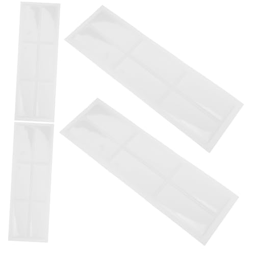 Veemoon 24 Stück Etikettenhaltertasche Speicherbehälter Beschriftungen Etiketten für Aktenschränke Klebeetikettentaschen selbstklebende Regalschilder PVC Transparent von Veemoon