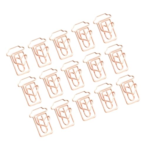 Veemoon 24 Stück Papierstift Büroklammer Kaffeetasse Tassen Zu für Papier Papierclips Veemoon 24 Stück Papierstift Büroklammer Kaffeetasse Tassen Zu für Papier Papierclips von Veemoon