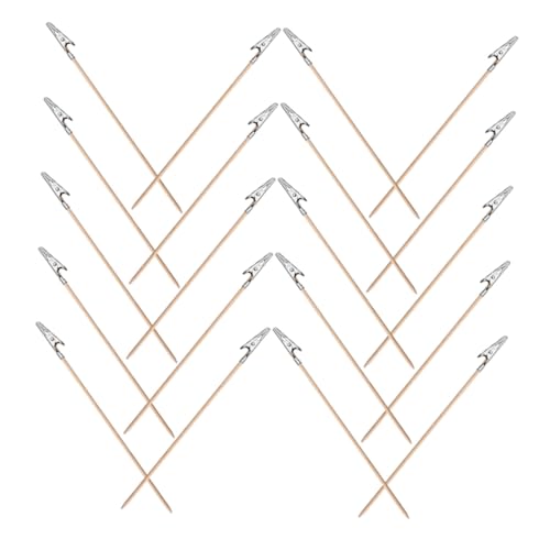 Veemoon 24 Stück Teiliges Modell malset Alligator clips aus Legierung und Bambus Stabile DIY klemmhalter für Airbrush Basteln und Farbgestaltung für Modellbau und Handwerksbedarf von Veemoon