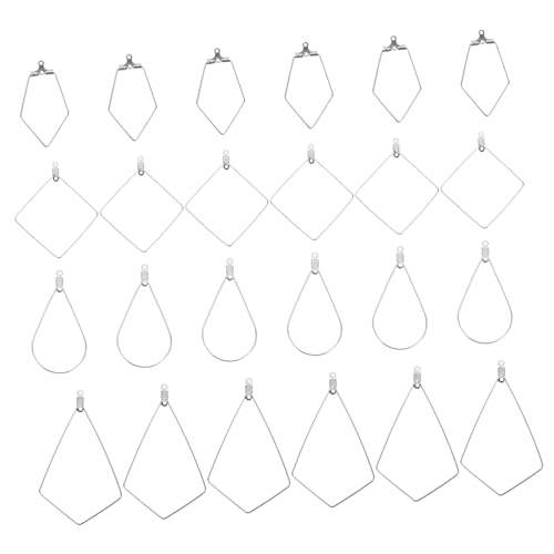Veemoon 24 Stück Teiliges Silbernes Edelstahl Ohrhaken Flexible Schmuckherstellung Ohrringringe zum Perlenweben DIY Bastelzubehör für Individuelle Creolen und Ohrschmuck Designs Veemoon 24 Stück Teiliges Silbernes Edelstahl Ohrhaken Flexible Schmuckherstellung Ohrringringe zum Perlenweben DIY Bastelzubehör für Individuelle Creolen und Ohrschmuck Designs von Veemoon