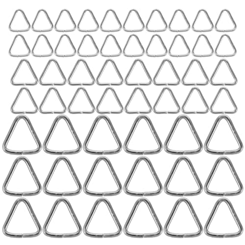 Veemoon 240 Stück Dreieckige Biegeringe – Dreieckige Klemmbügel aus Metall zum Basteln von Halsketten und Armbändern – Verbinder für Schmuck zum Selbermachen Veemoon 240 Stück Dreieckige Biegeringe – Dreieckige Klemmbügel aus Metall zum Basteln von Halsketten und Armbändern – Verbinder für Schmuck zum Selbermachen von Veemoon