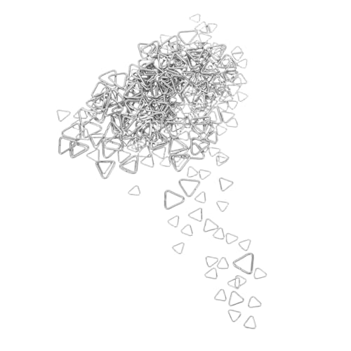 Veemoon 240 Stück Teiliges Dreieckige Sprungringe aus Edelstahl Geschlossene Dreiecksringe für DIY Schmuckherstellung Robuste Anhängerverbinder Vielseitige Ketten Armbandverbindungsstücke Veemoon 240 Stück Teiliges Dreieckige Sprungringe aus Edelstahl Geschlossene Dreiecksringe für DIY Schmuckherstellung Robuste Anhängerverbinder Vielseitige Ketten Armbandverbindungsstücke von Veemoon