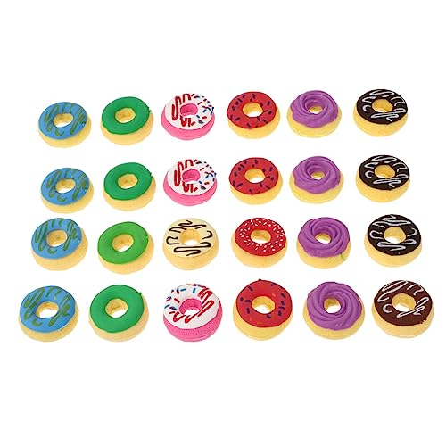 Veemoon 24Stücke Teiliges Radiergummis Donut Form Kreative Radiergummis für Süßes Design oder Schulbedarf Freunden Veemoon 24Stücke Teiliges Radiergummis Donut Form Kreative Radiergummis für Süßes Design oder Schulbedarf Freunden von Veemoon