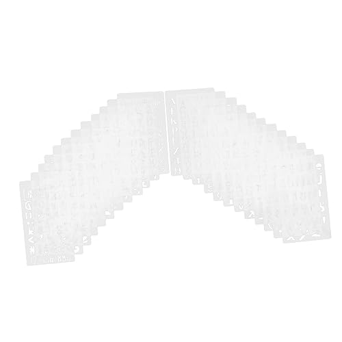 Veemoon 24Stücke Teiliges Schablonen Set für Malerei und Wiederverwendbare Alphanumerische Vorlagen für Notizbücher Scrapbooking und DIY Projekte Weiß Veemoon 24Stücke Teiliges Schablonen Set für Malerei und Wiederverwendbare Alphanumerische Vorlagen für Notizbücher Scrapbooking und DIY Projekte Weiß von Veemoon