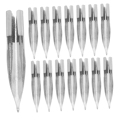 Veemoon 25 Stück Stahlstiftspitzen Ersatzspitzen 038 Mm Für Füllfederhalter Glattes Schreiben Langlebig Kompatibel Mit Stiften Für Büro Schule Zeichnen Kalligraphie von Veemoon