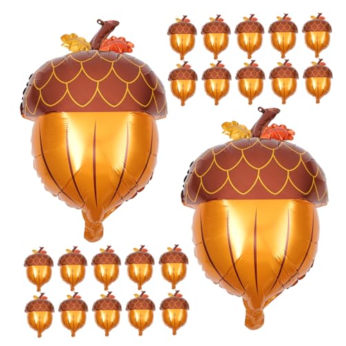 Veemoon 25 Stück Teiliges Aluminiumfolie Luftballons in Kiefernzapfen-form Große Thanksgiving Party Deko Leicht Aufblasbar Vielseitig Einsetzbar für Herbst Erntedank Fest Innen Veemoon 25 Stück Teiliges Aluminiumfolie Luftballons in Kiefernzapfen-form Große Thanksgiving Party Deko Leicht Aufblasbar Vielseitig Einsetzbar für Herbst Erntedank Fest Innen von Veemoon