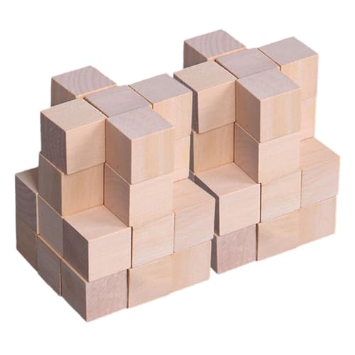Veemoon 250Stücke Holzbausteine für Leere Holzwürfel DIY Sicher und Fördert Kreativität und Fantasie für Geburtstage und Feiertage Veemoon 250Stücke Holzbausteine für Leere Holzwürfel DIY Sicher und Fördert Kreativität und Fantasie für Geburtstage und Feiertage von Veemoon