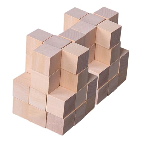 Veemoon 250Stücke Unfertige Holzwürfel Kiefernholz DIY Bauklötze Für Natürliche Holzbausteine Zum Bauen Und Gestalten Für Kleine Baumeister Veemoon 250Stücke Unfertige Holzwürfel Kiefernholz DIY Bauklötze Für Natürliche Holzbausteine Zum Bauen Und Gestalten Für Kleine Baumeister von Veemoon